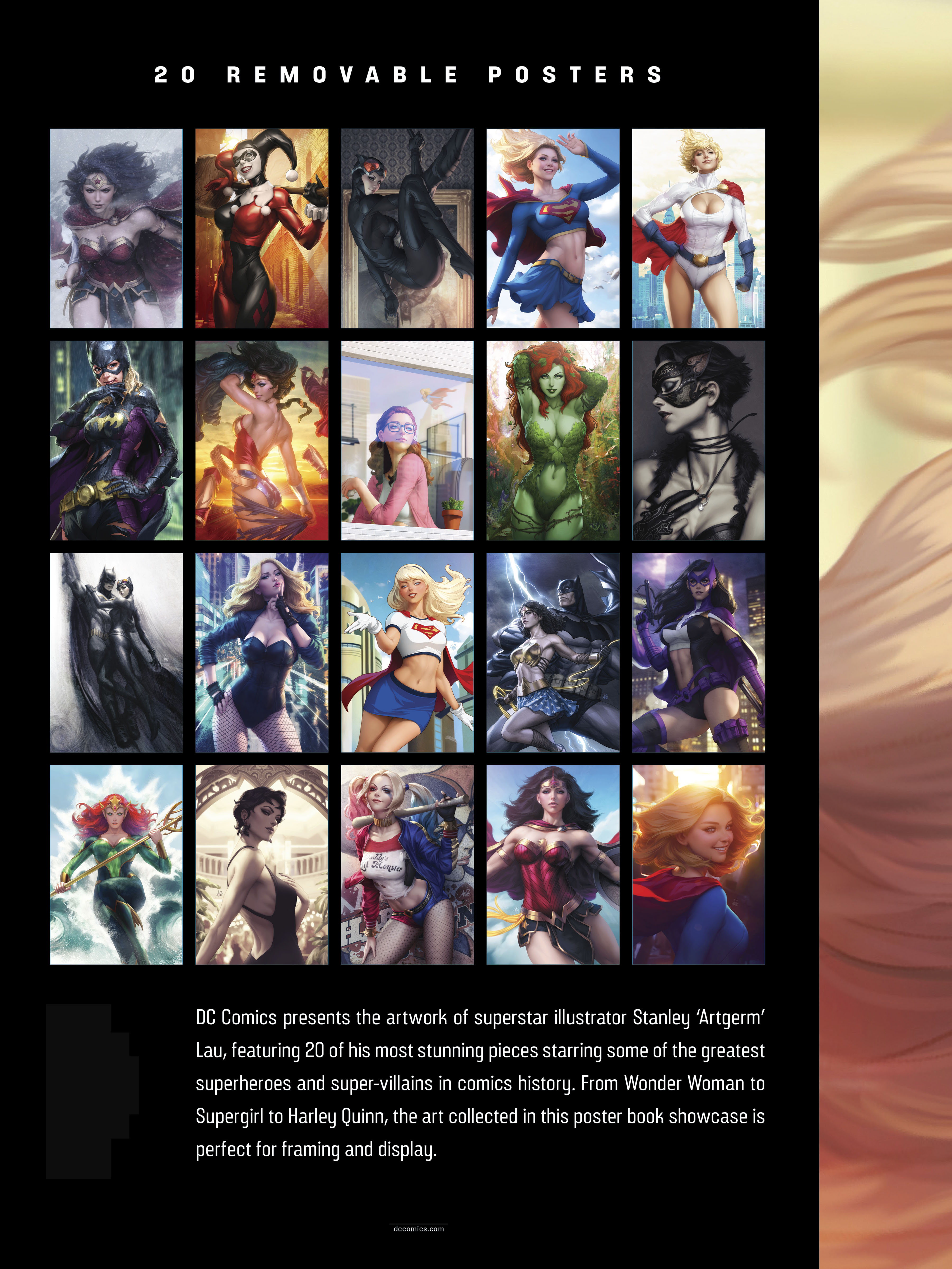 Read online DC Poster Portfolio: Stanley Artgerm Lau comic -  Issue # Full - 46