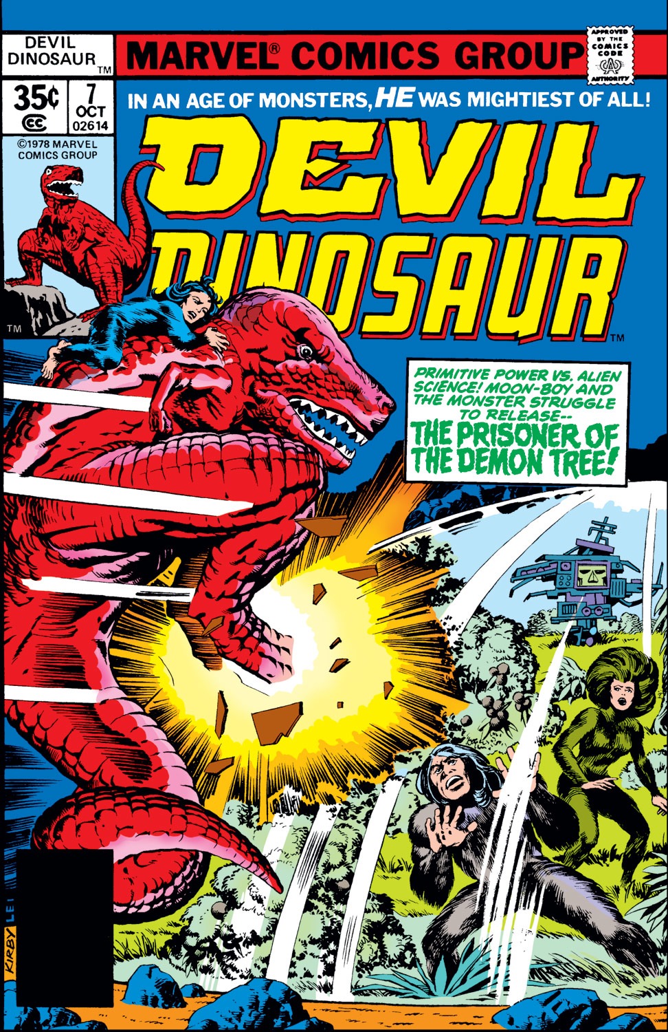Read online Devil Dinosaur comic -  Issue #7 - 1