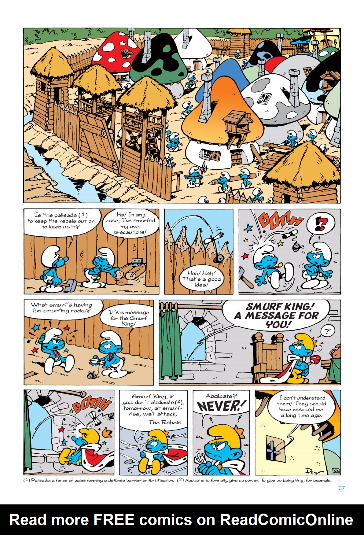 Read online The Smurfs comic -  Issue #3 - 37