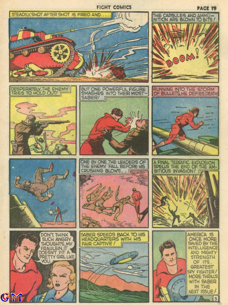 Read online Fight Comics comic -  Issue #5 - 22