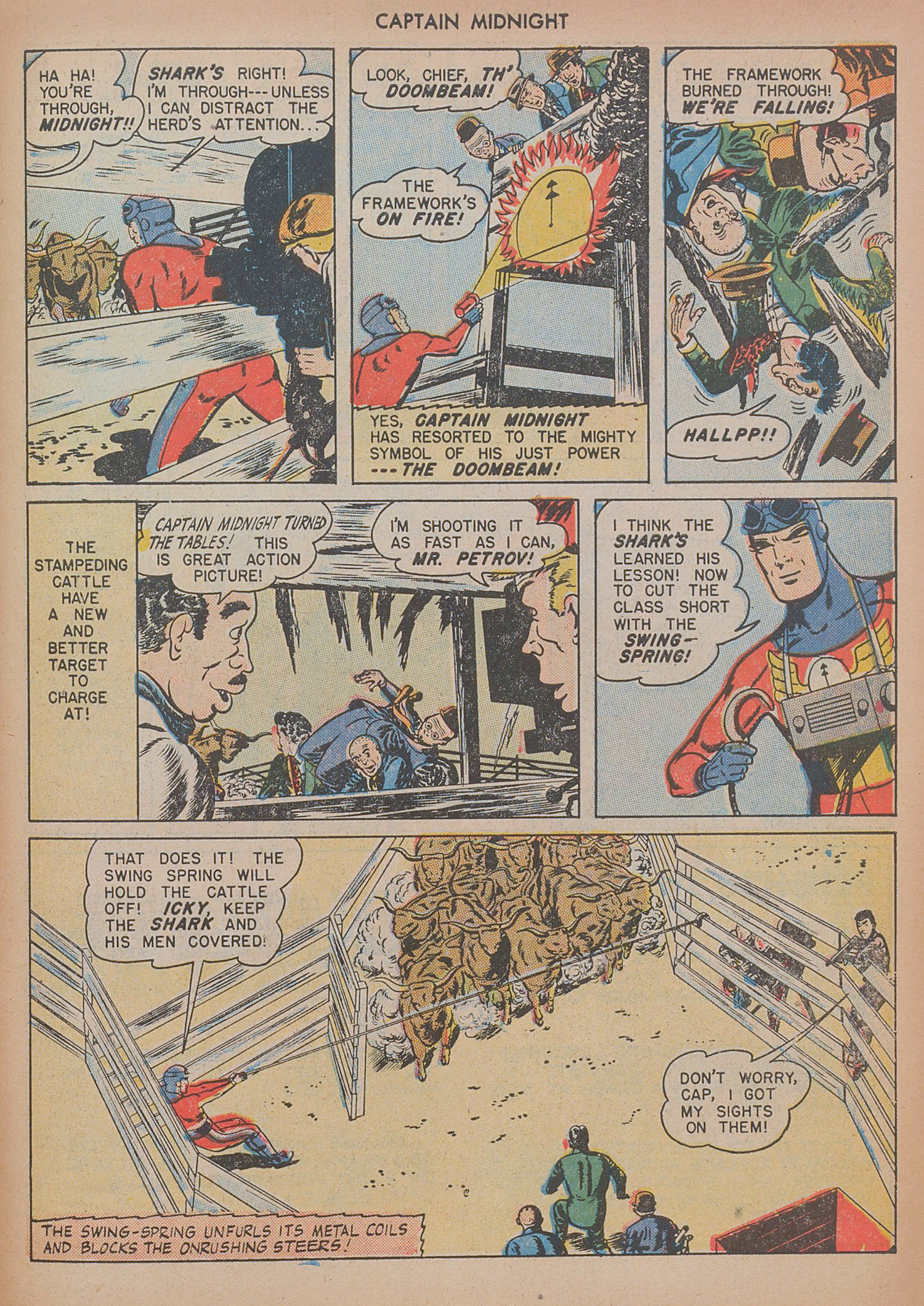 Read online Captain Midnight (1942) comic -  Issue #50 - 47