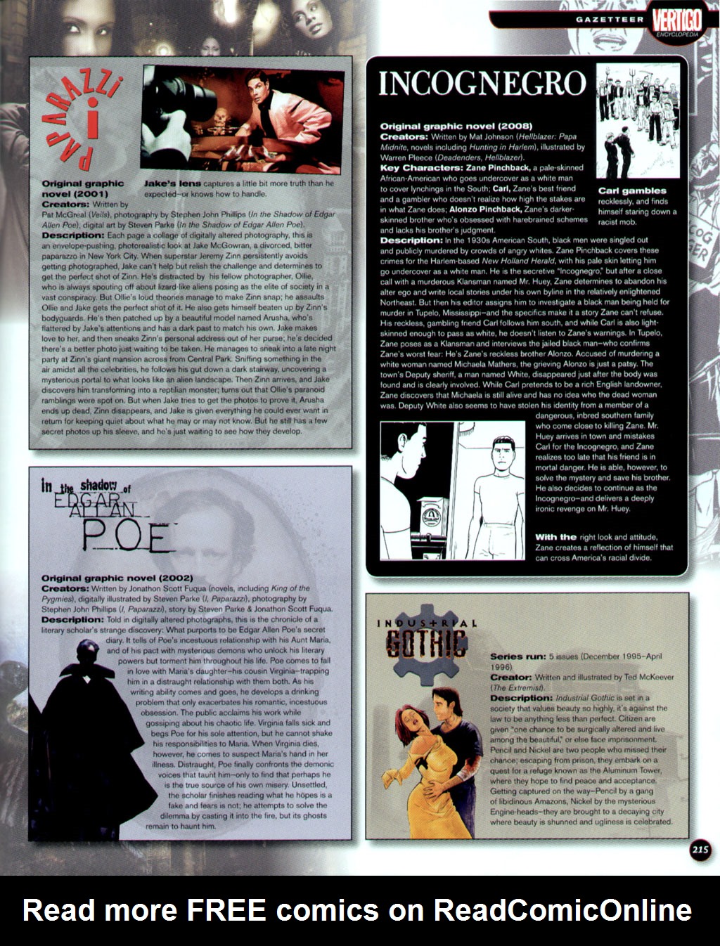 Read online The Vertigo Encyclopedia comic -  Issue # TPB (Part 3) - 15
