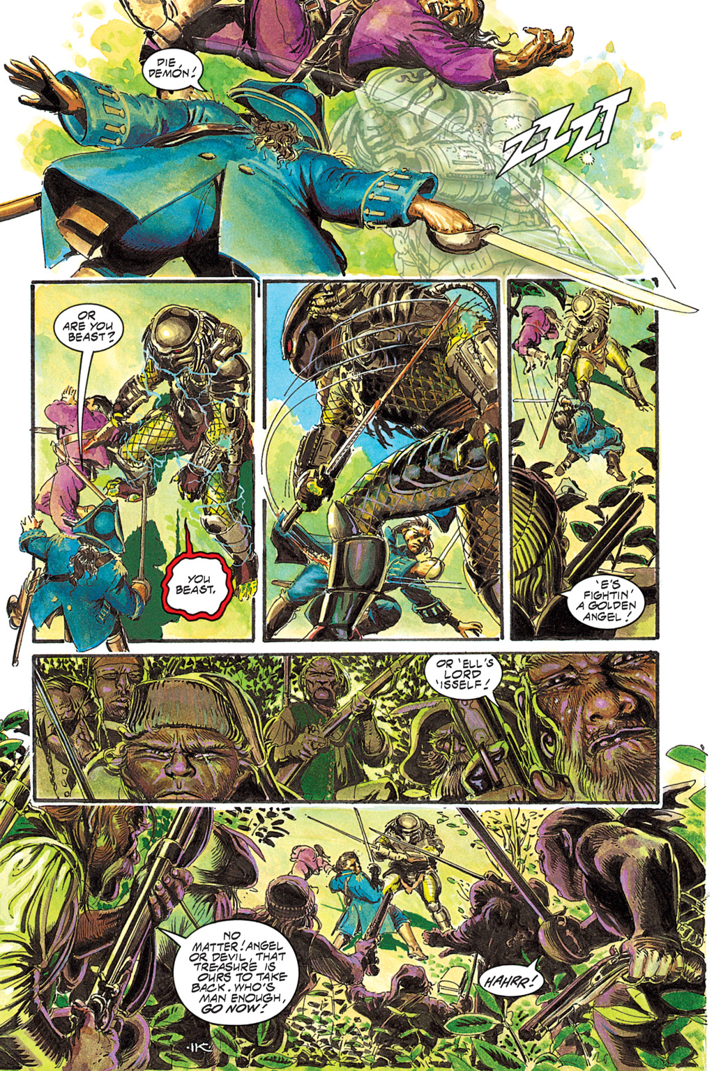 Read online Predator: Hell Come a Walkin'/1718 comic -  Issue # Full - 49