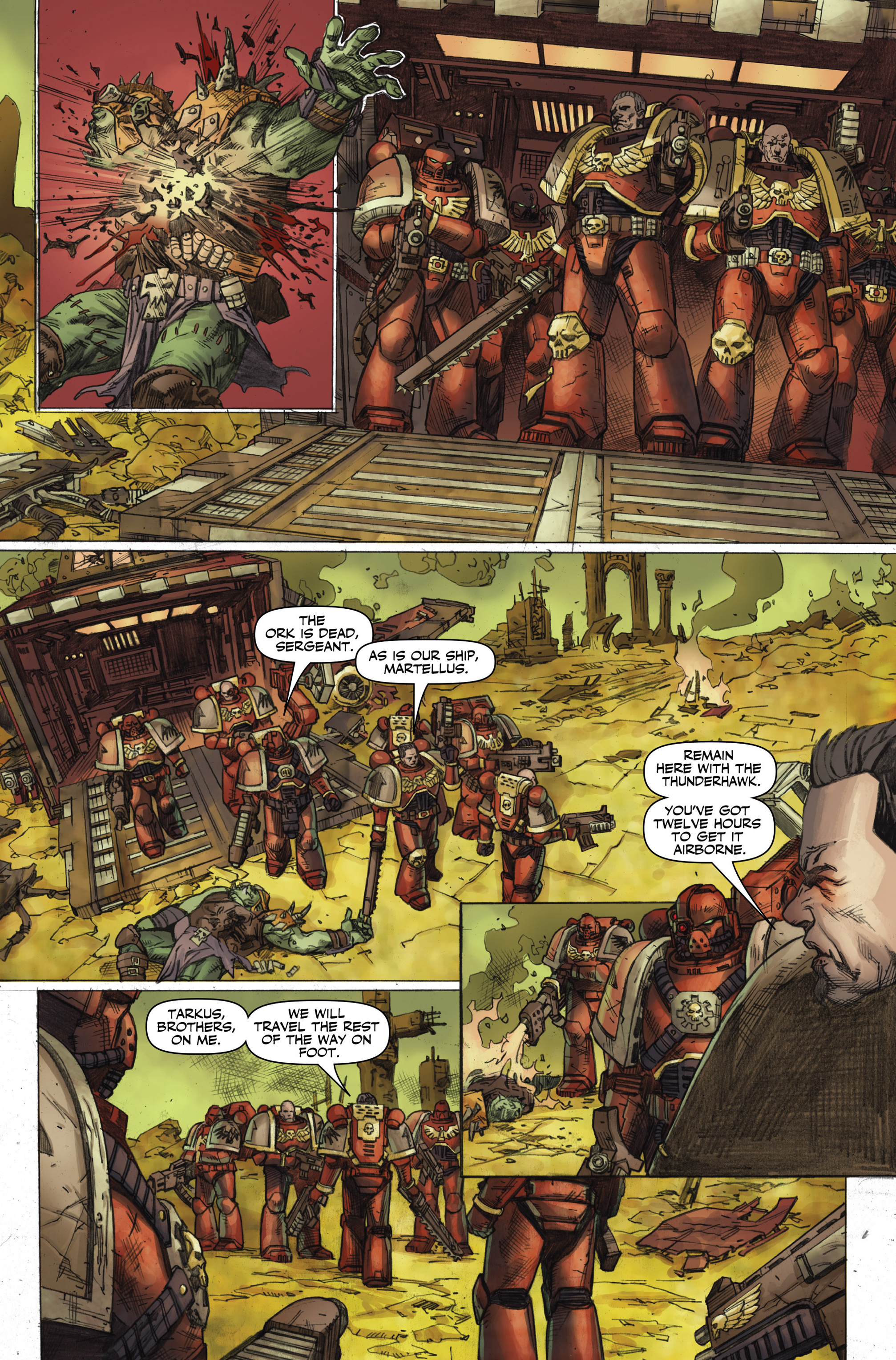 Read online Warhammer 40,000: Dawn of War comic -  Issue #1 - 16