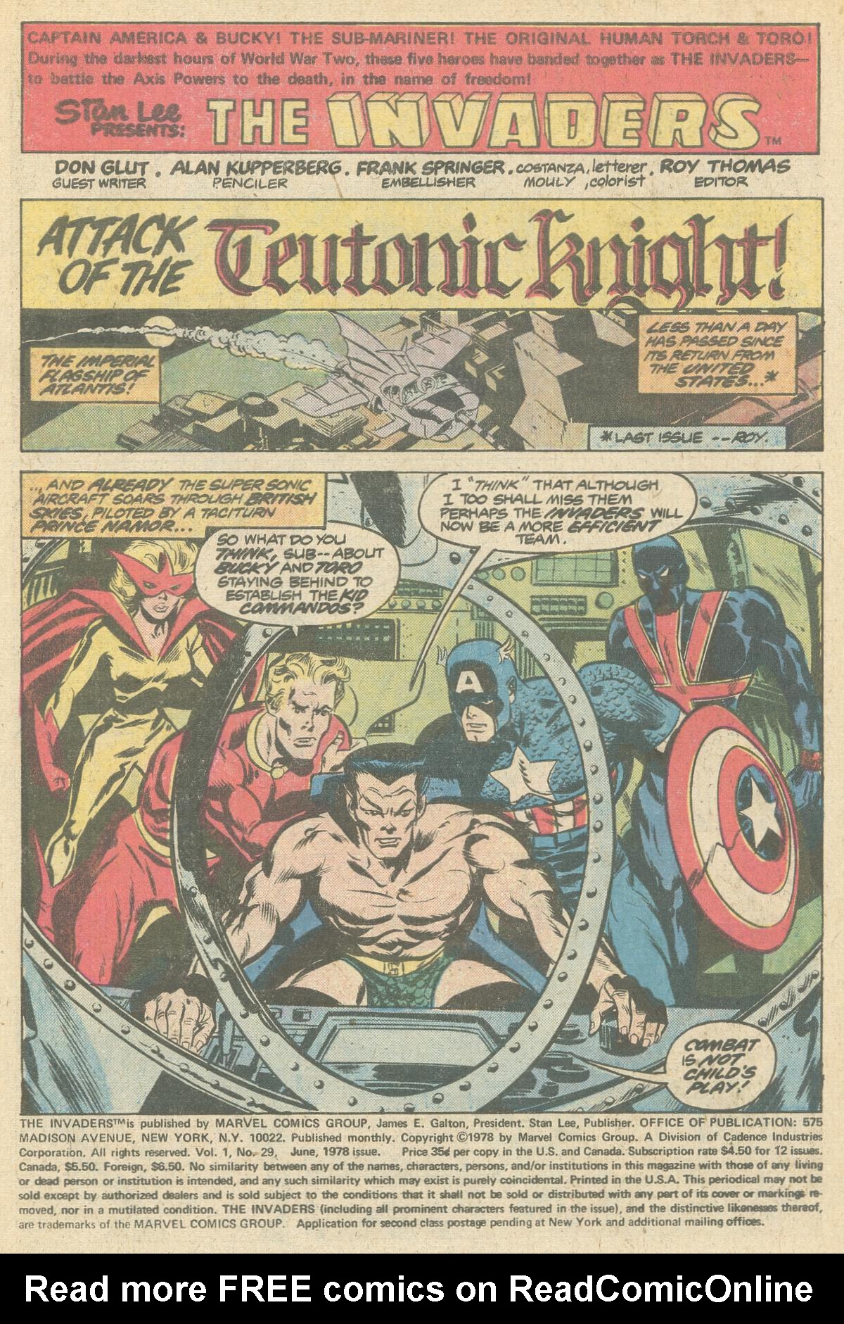 Read online The Invaders (1975) comic -  Issue #29 - 2