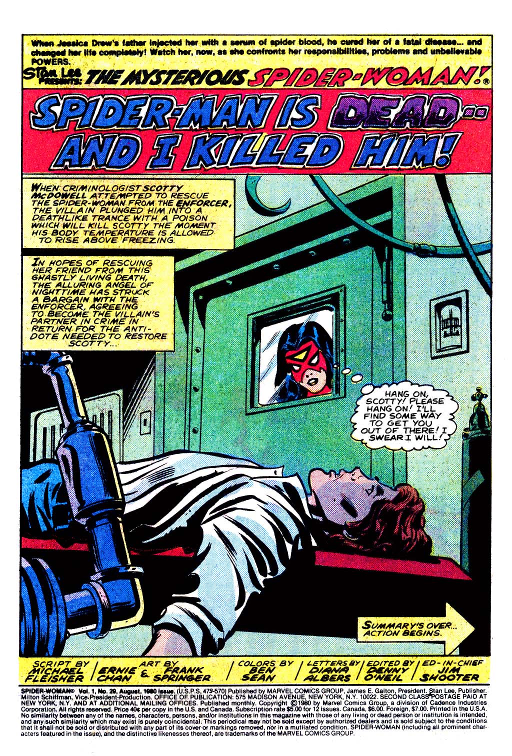 Read online Spider-Woman (1978) comic -  Issue #29 - 2