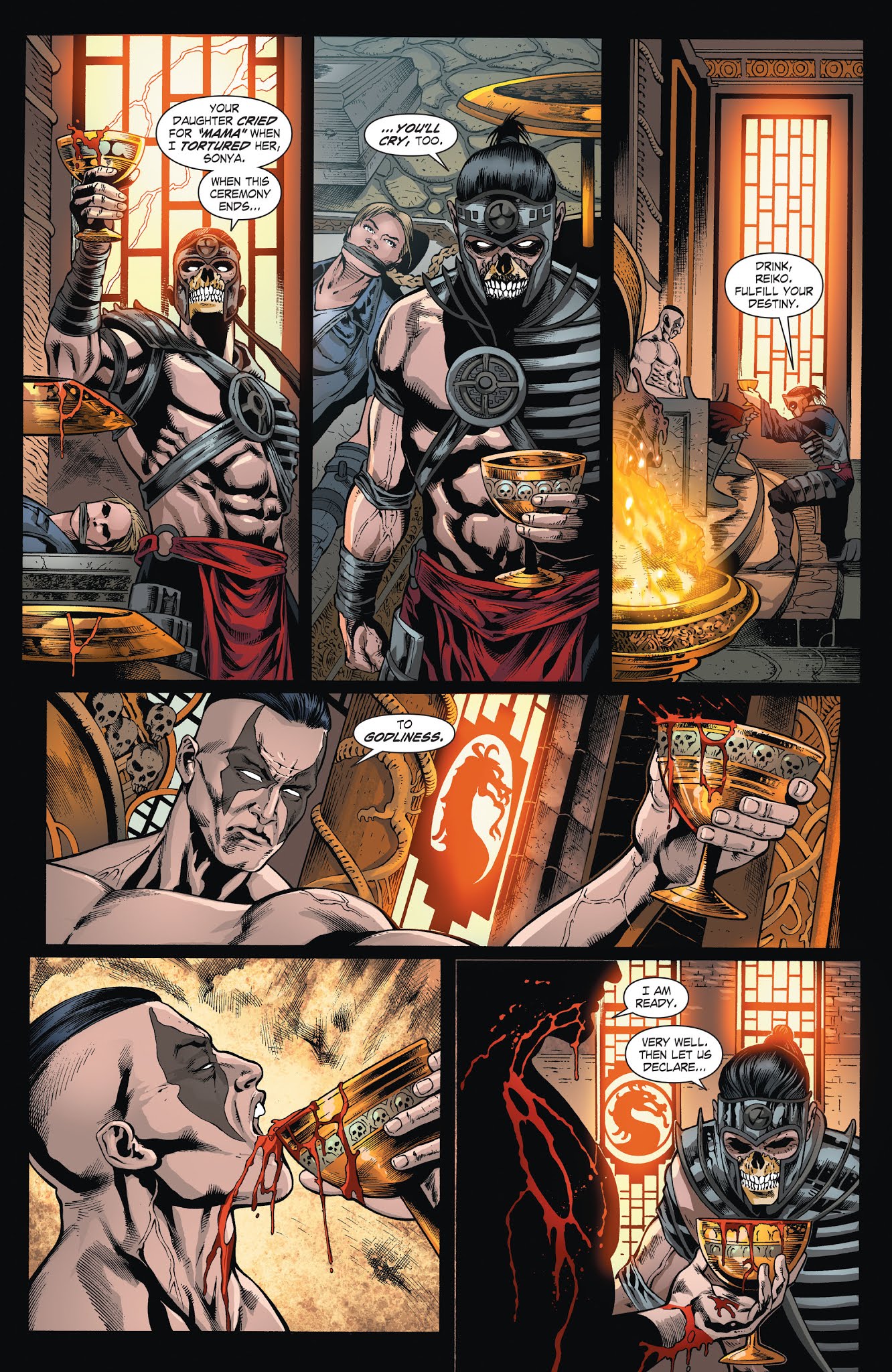 Read online Mortal Kombat X [I] comic -  Issue # _TPB 3 - 41