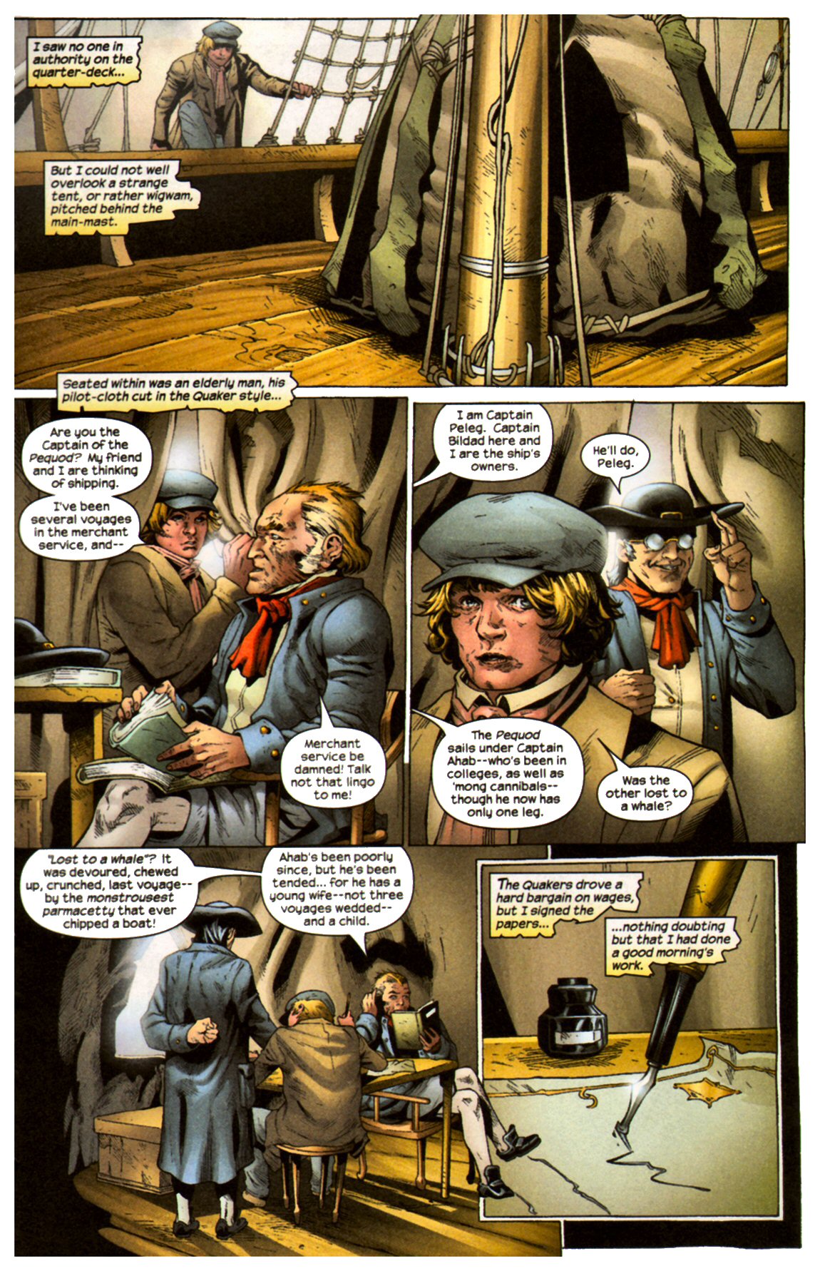 Read online Marvel Illustrated: Moby Dick comic -  Issue # TPB - 23