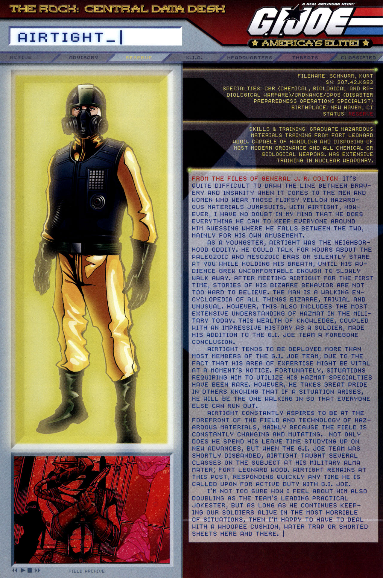 Read online G.I. Joe: Data Desk Handbook comic -  Issue #2 - 4