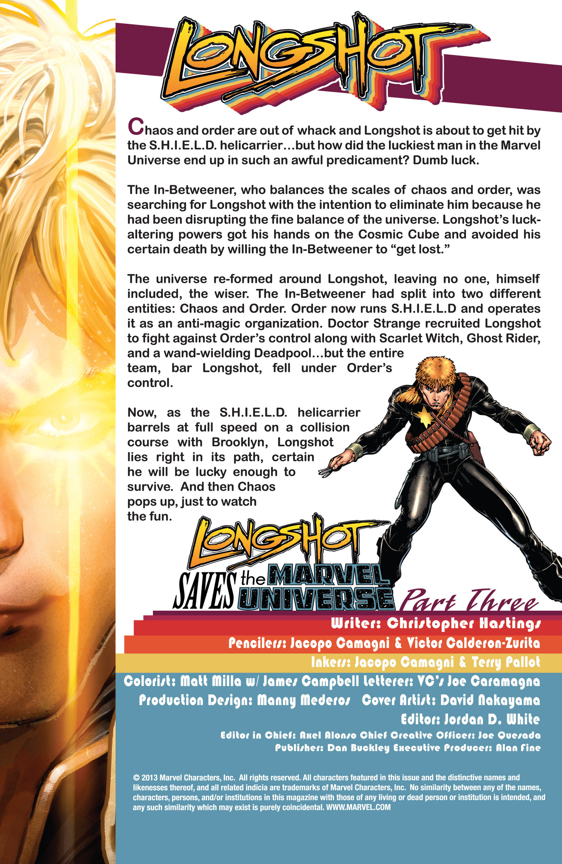 Read online Longshot Saves the Marvel Universe comic -  Issue #3 - 2