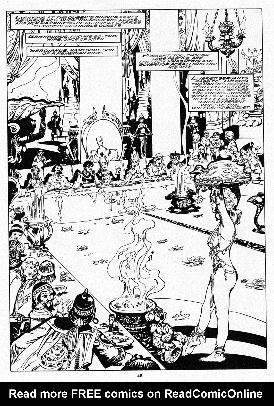 Read online The Savage Sword Of Conan comic -  Issue #218 - 46