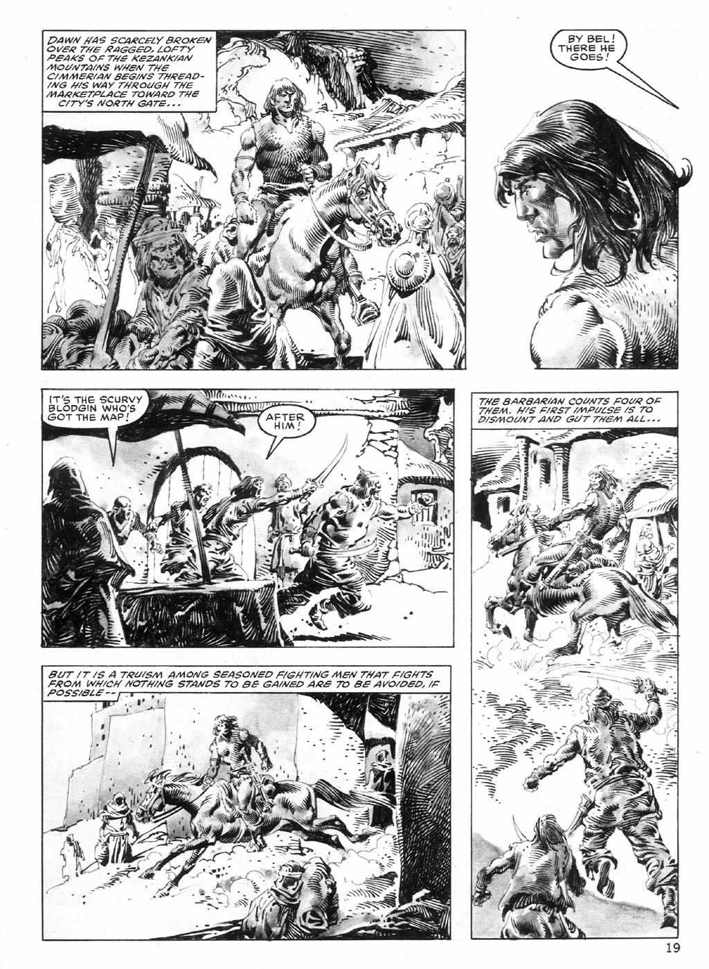 Read online The Savage Sword Of Conan comic -  Issue #98 - 19