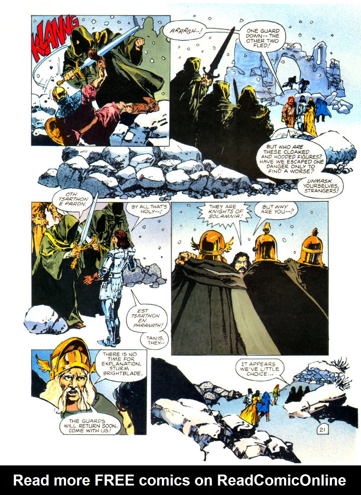 Read online Dragonlance Saga comic -  Issue #3 - 24
