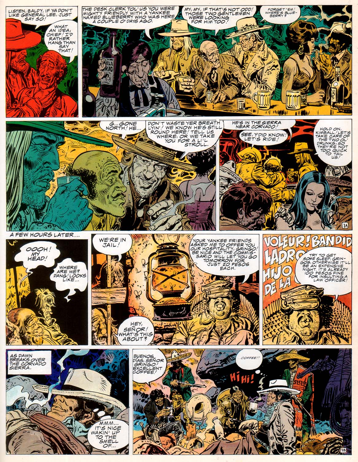 Read online Epic Graphic Novel: Blueberry comic -  Issue #1 - 59