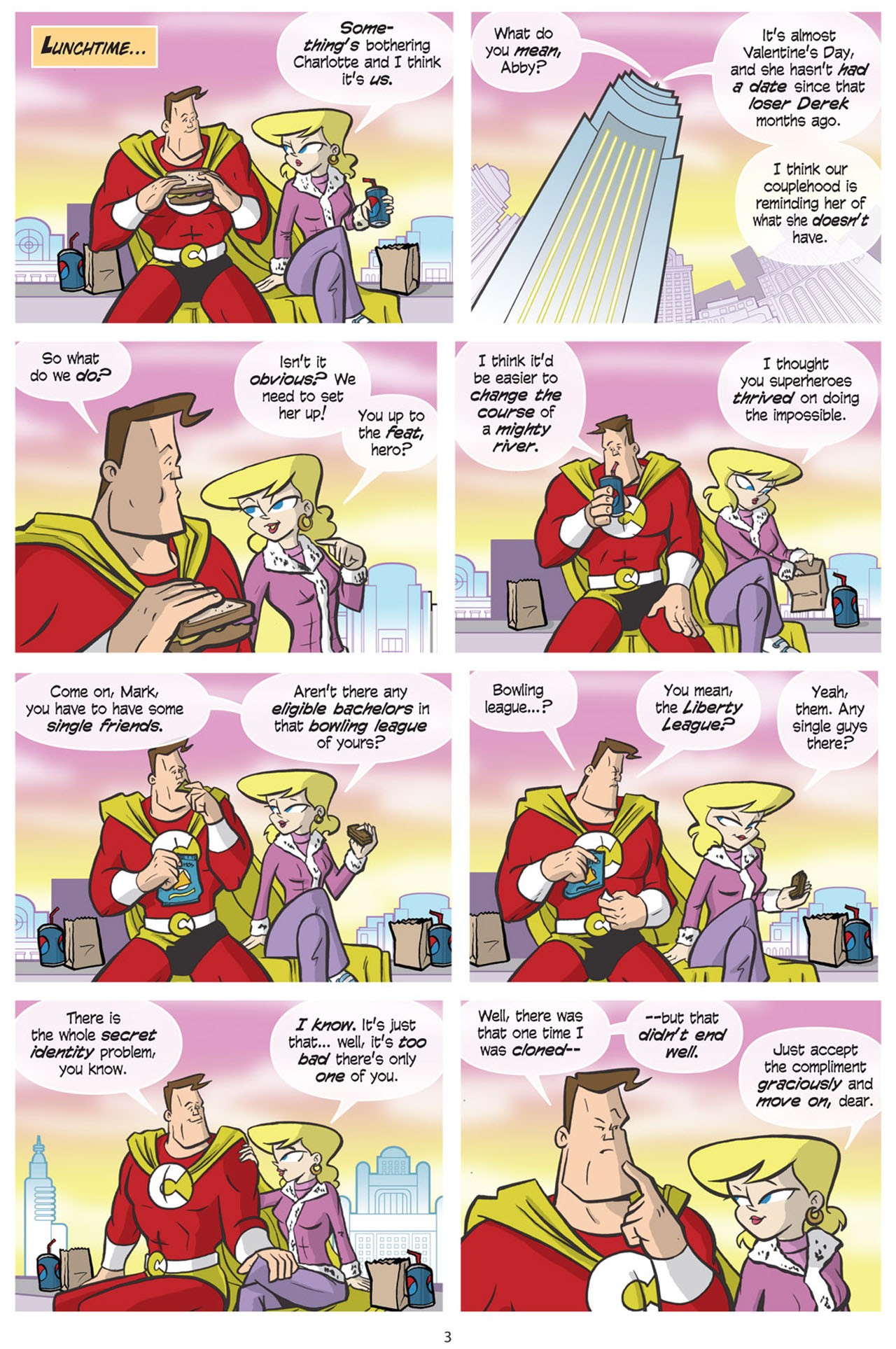 Read online Love and Capes comic -  Issue #3 - 4