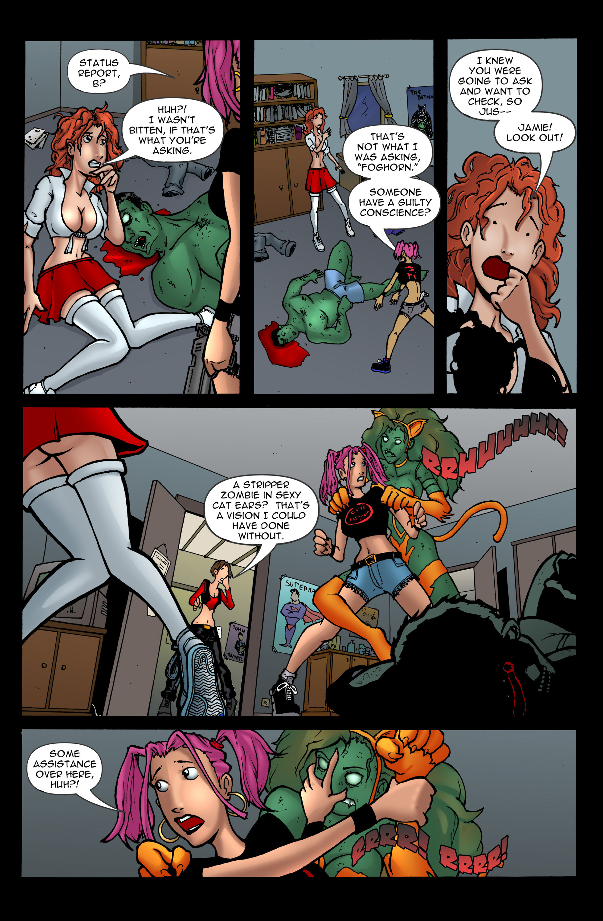 Read online Chaos Campus: Sorority Girls Vs. Zombies comic -  Issue #4 - 14
