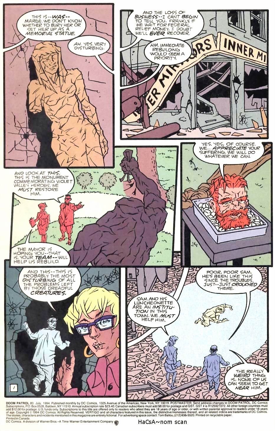 Read online Doom Patrol (1987) comic -  Issue #80 - 2