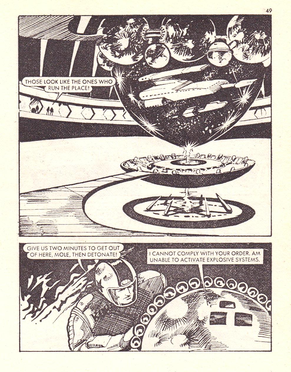 Read online Starblazer comic -  Issue #43 - 49