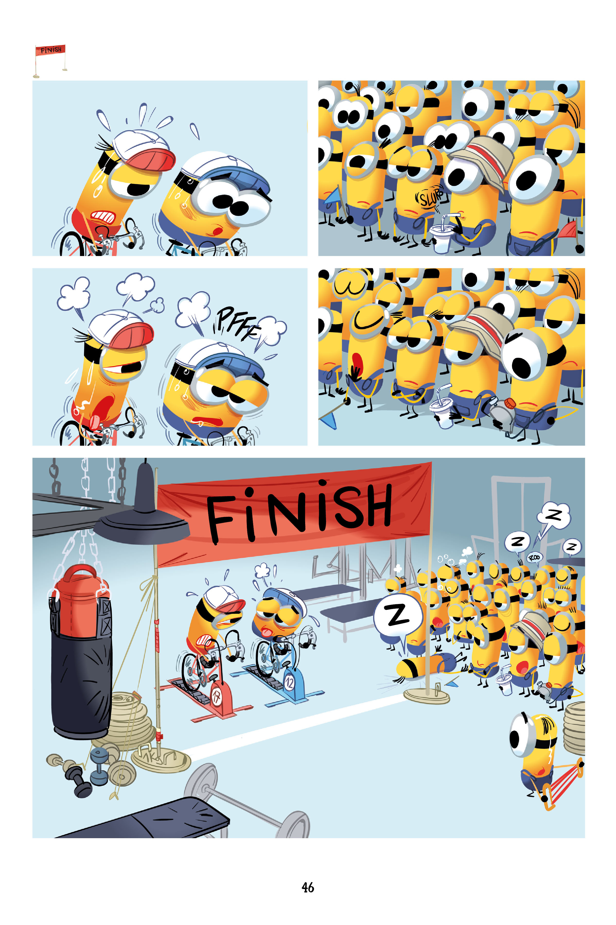 Read online Minions: Super Banana Games! comic -  Issue # Full - 45