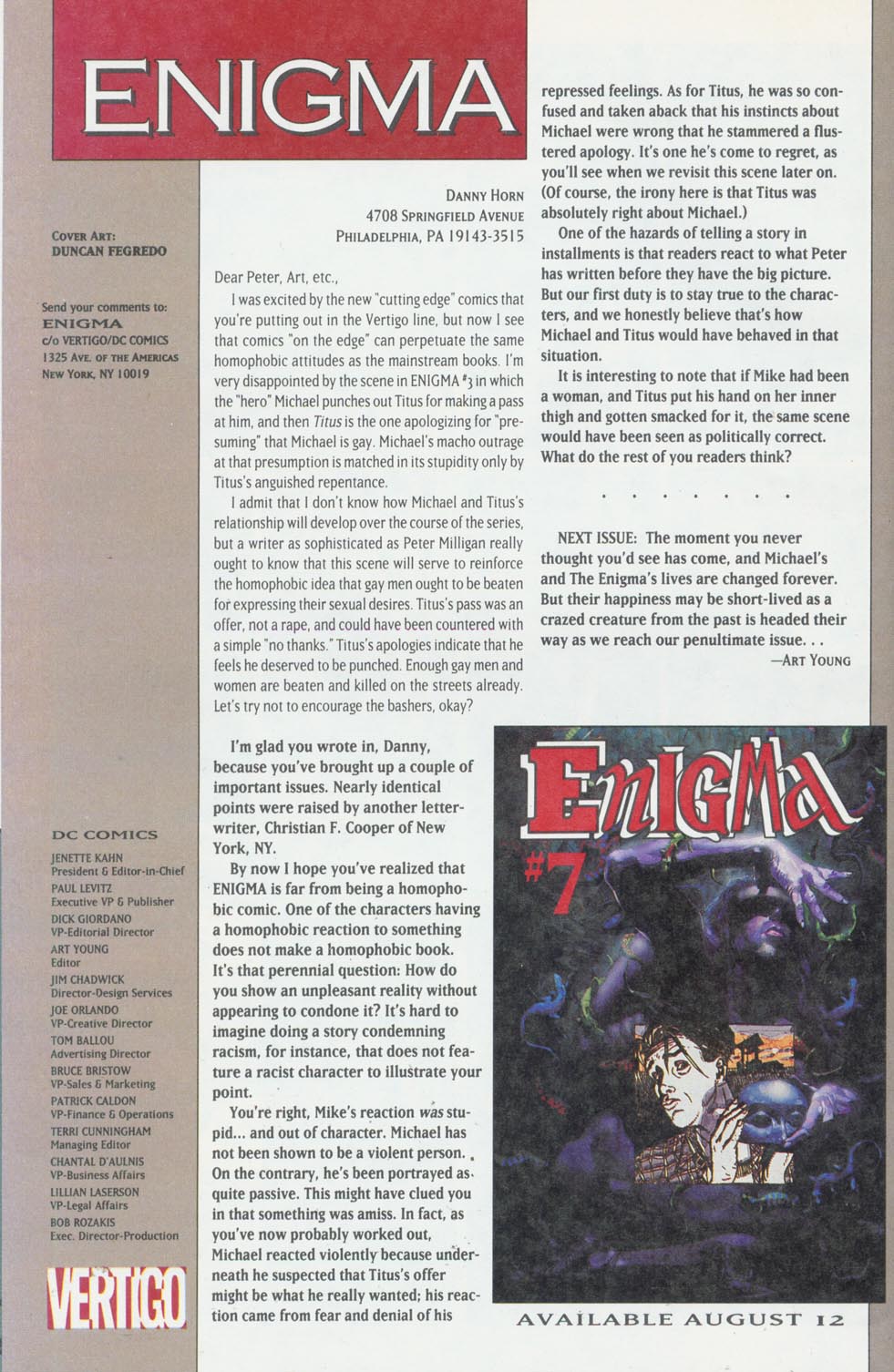 Read online Enigma comic -  Issue #6 - 27