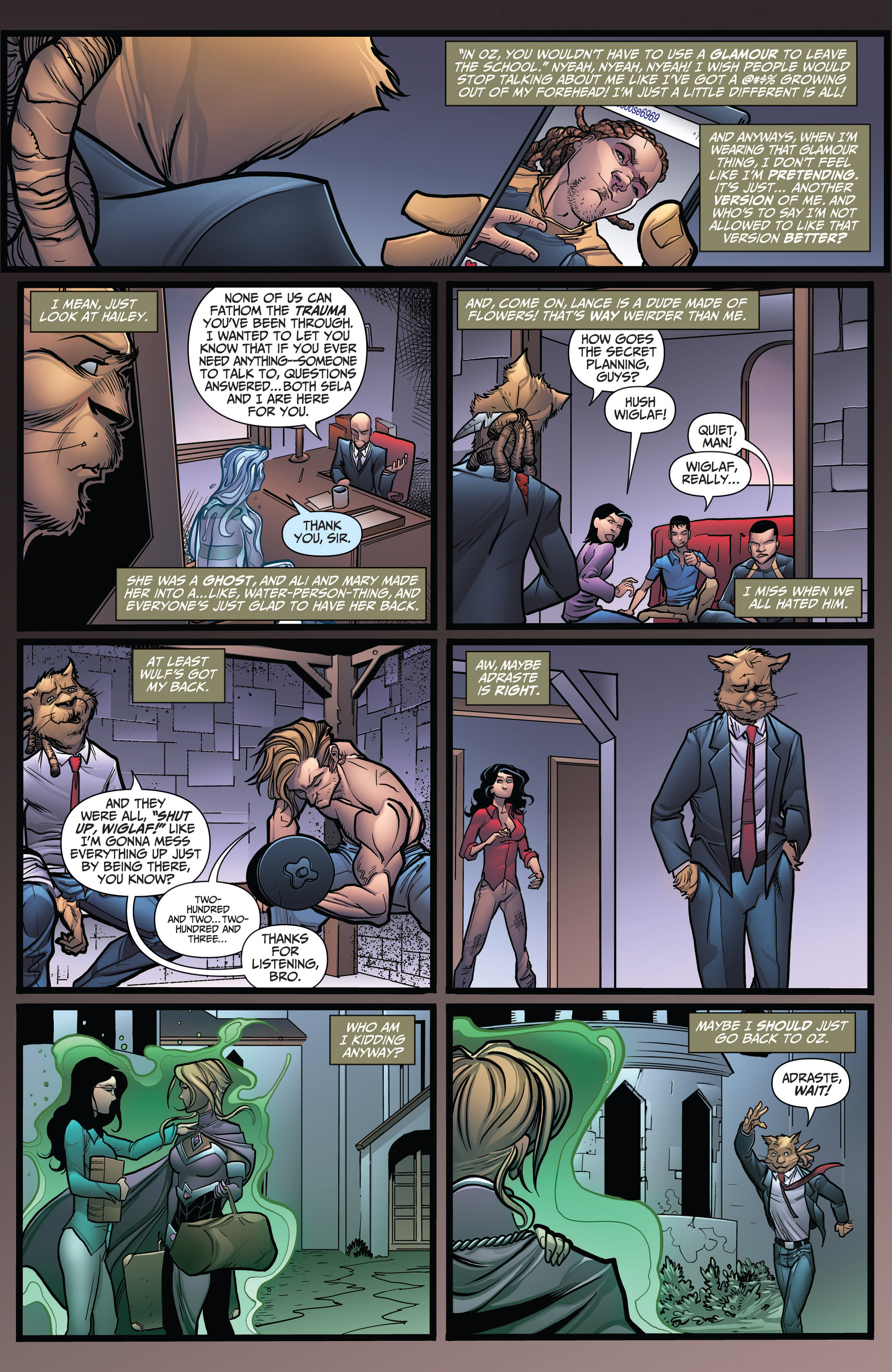 Read online Grimm Fairy Tales: Arcane Acre comic -  Issue # TPB 3 - 122