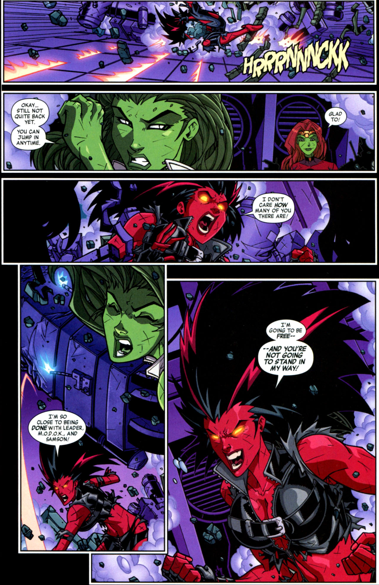 Read online Fall of the Hulks: The Savage She-Hulks comic -  Issue #2 - 21