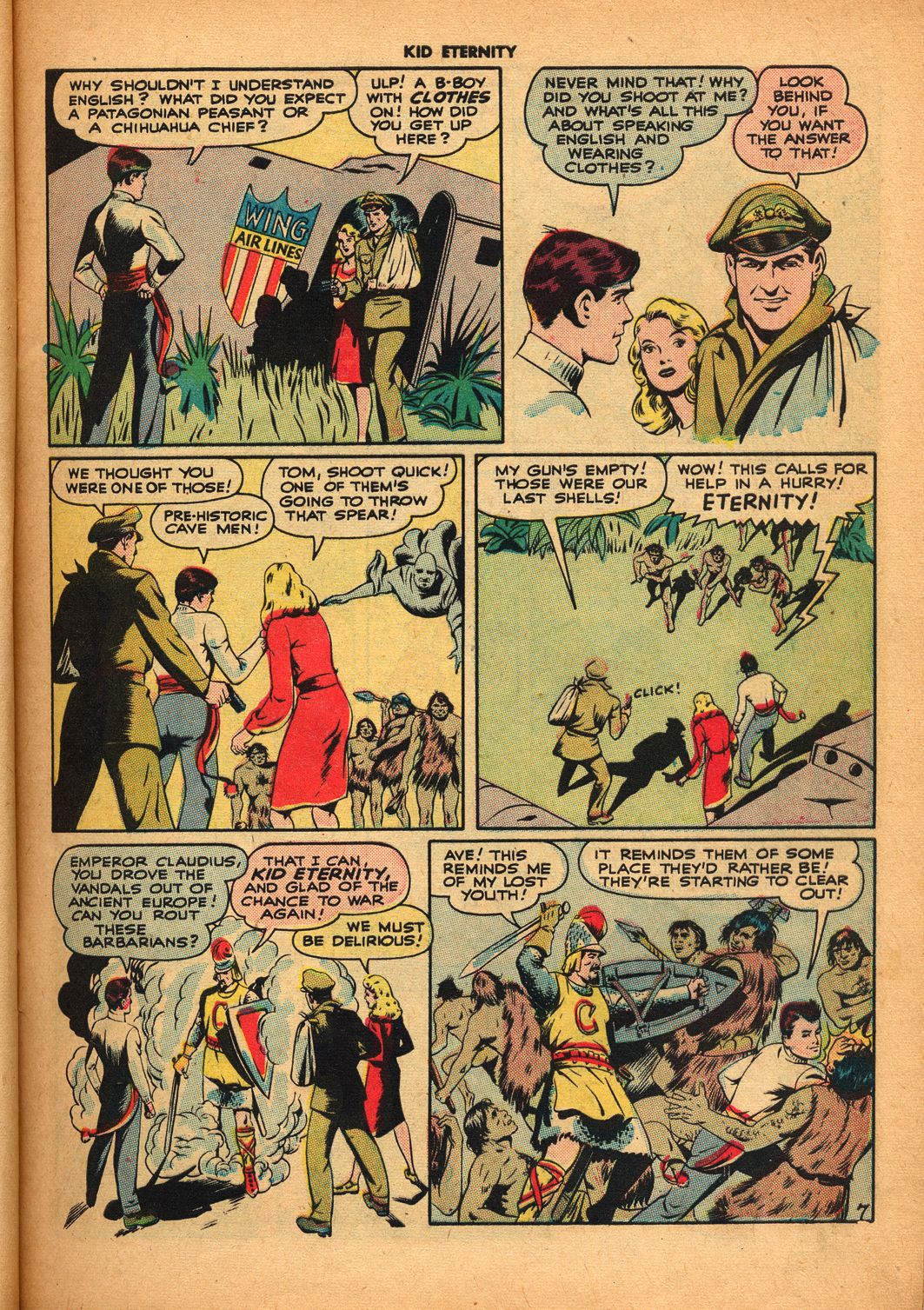 Read online Kid Eternity (1946) comic -  Issue #5 - 9