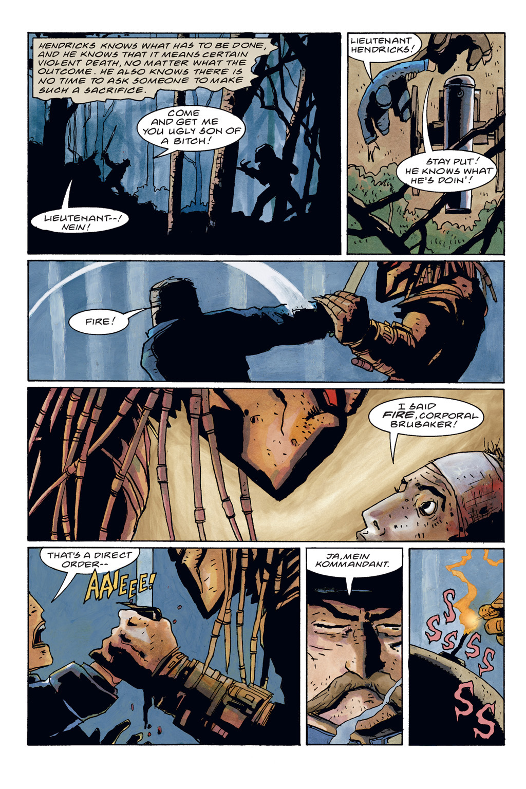 Read online Predator: Hell Come a Walkin'/1718 comic -  Issue # Full - 37