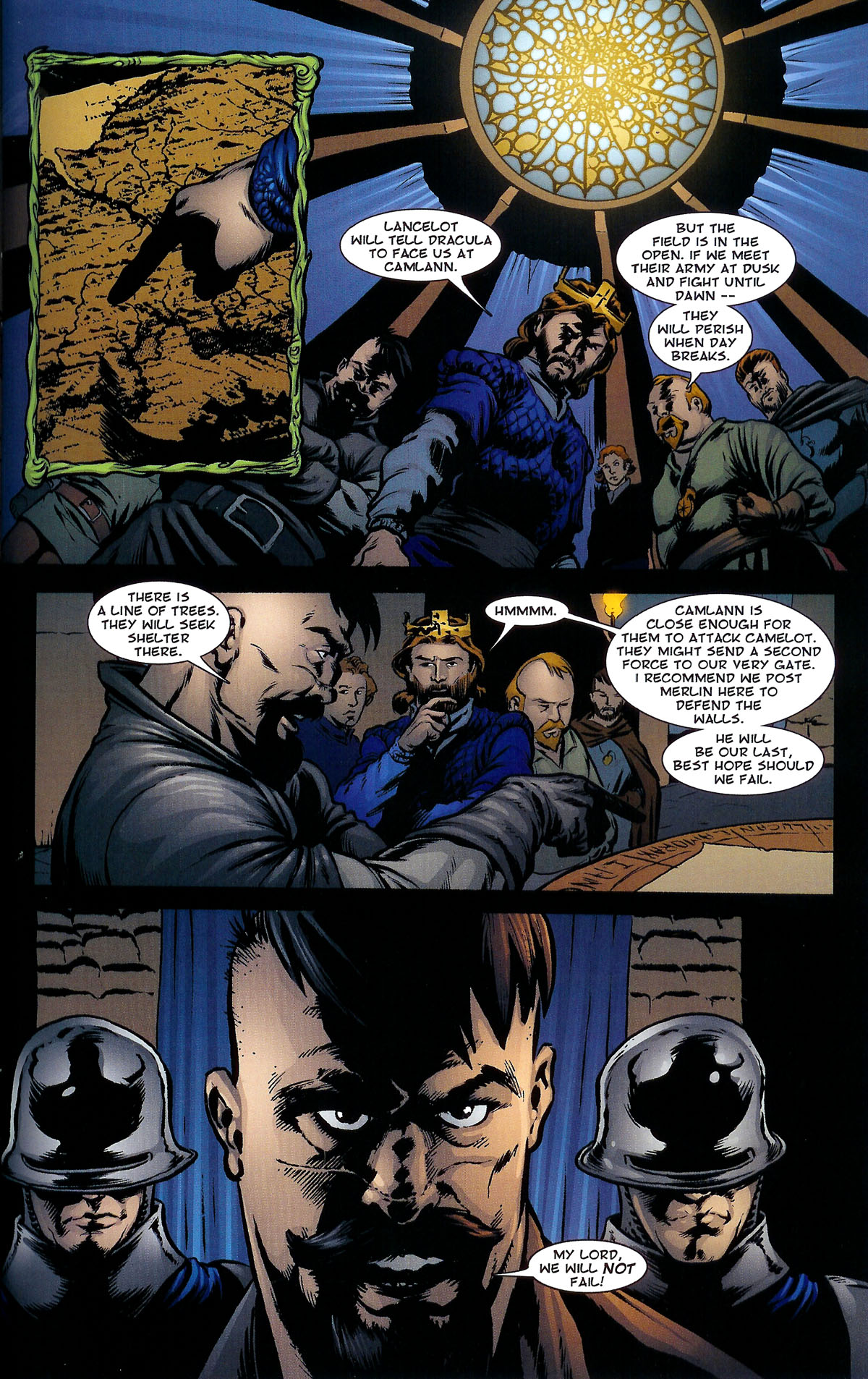 Read online Dracula vs King Arthur comic -  Issue #4 - 27