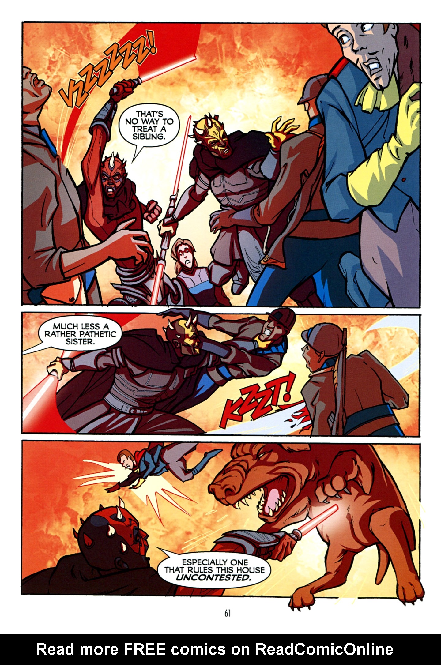 Read online Star Wars: The Clone Wars - The Sith Hunters comic -  Issue # Full - 62