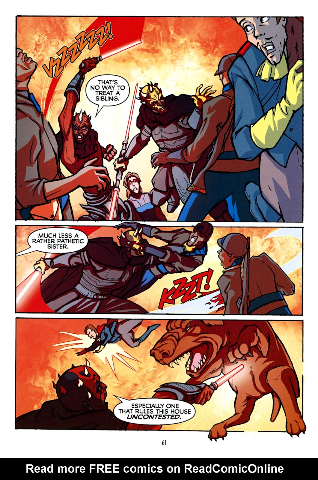 Star Wars: The Clone Wars - The Sith Hunters issue Full - Page 62