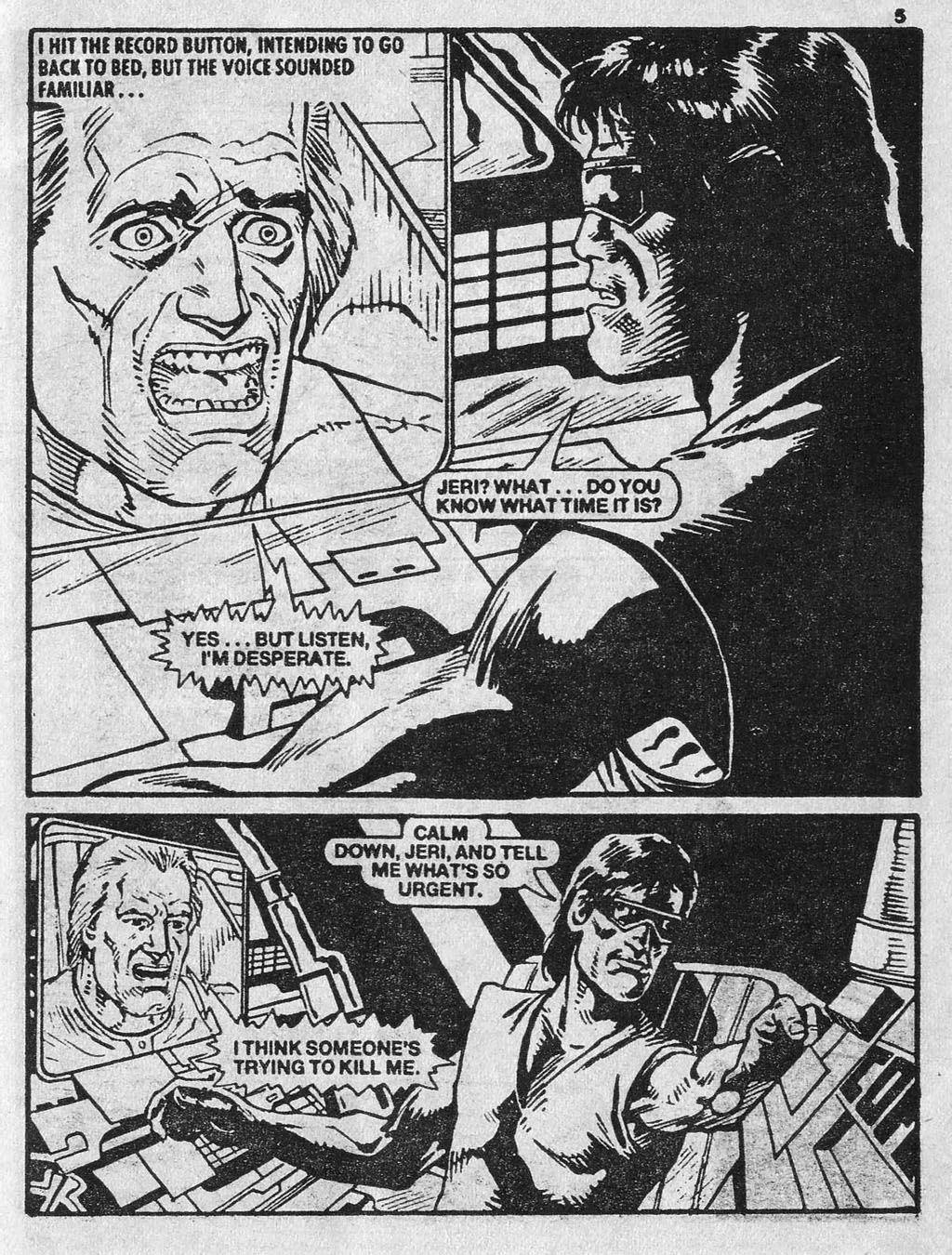 Read online Starblazer comic -  Issue #258 - 5
