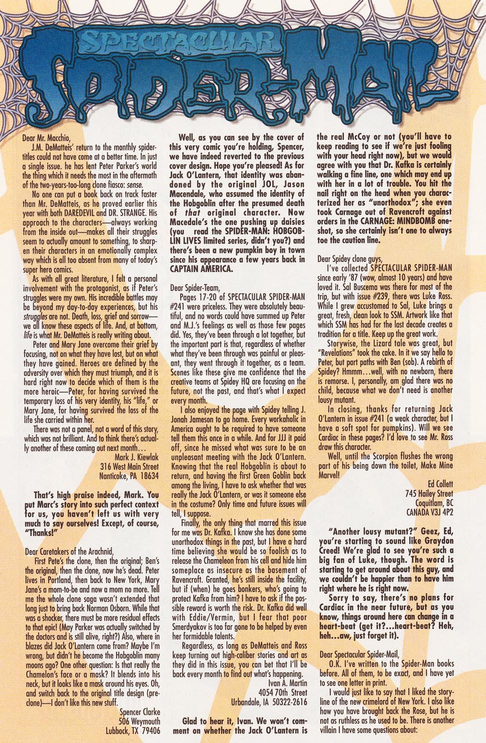 Read online The Spectacular Spider-Man (1976) comic -  Issue #246 - 24