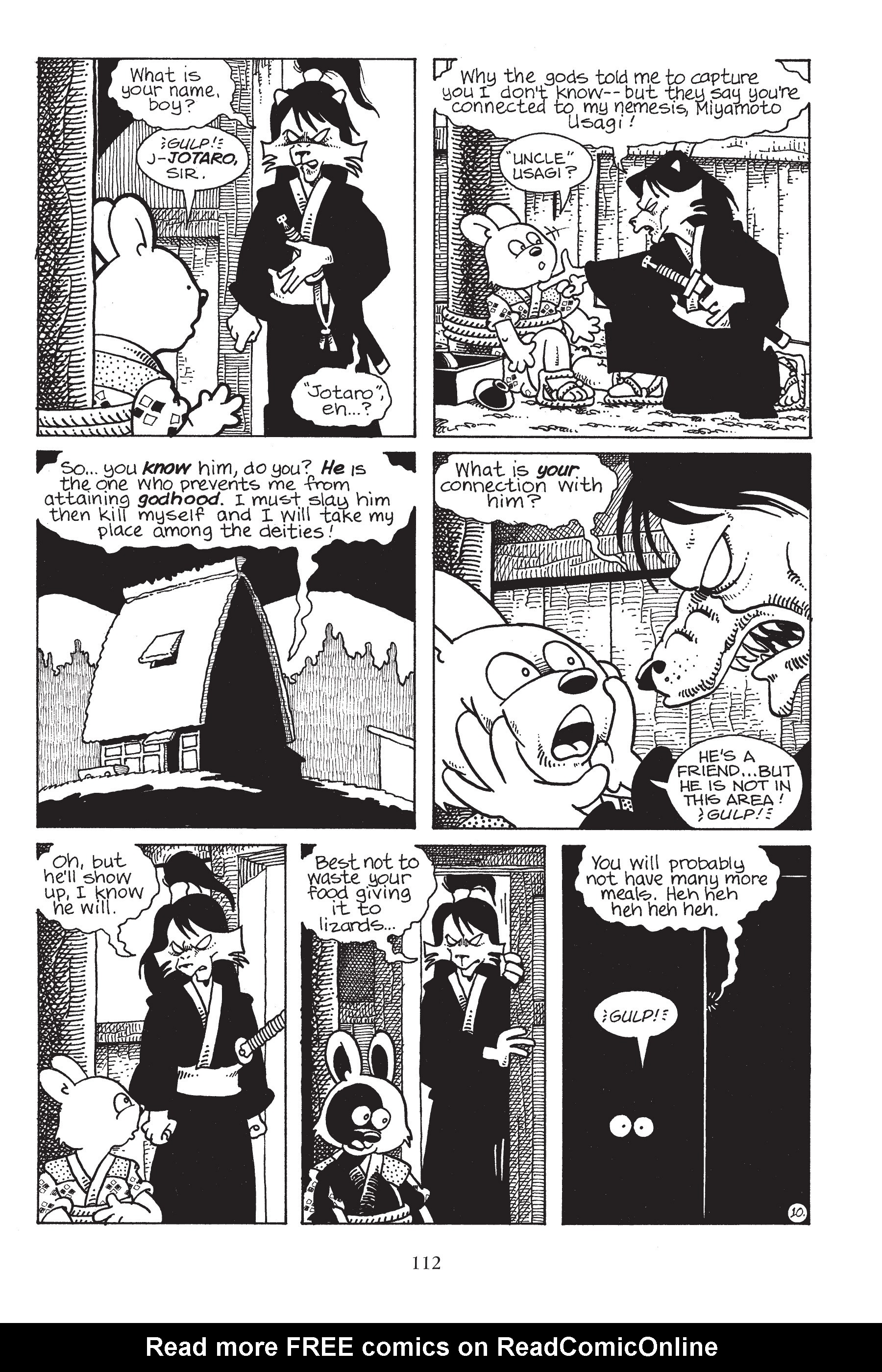 Read online Usagi Yojimbo (1987) comic -  Issue # _TPB 6 - 111