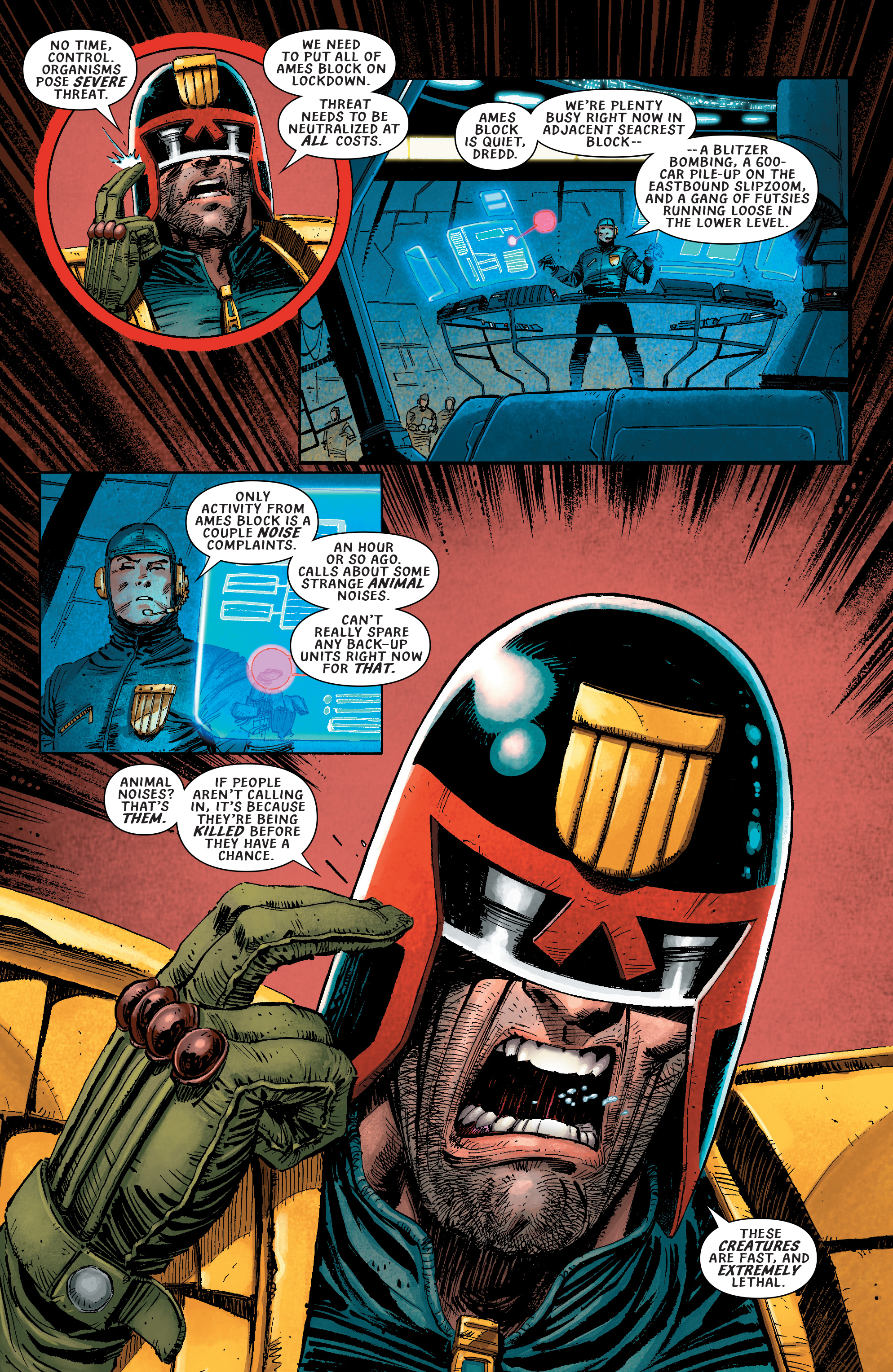 Read online Predator Vs. Judge Dredd Vs. Aliens comic -  Issue #4 - 8