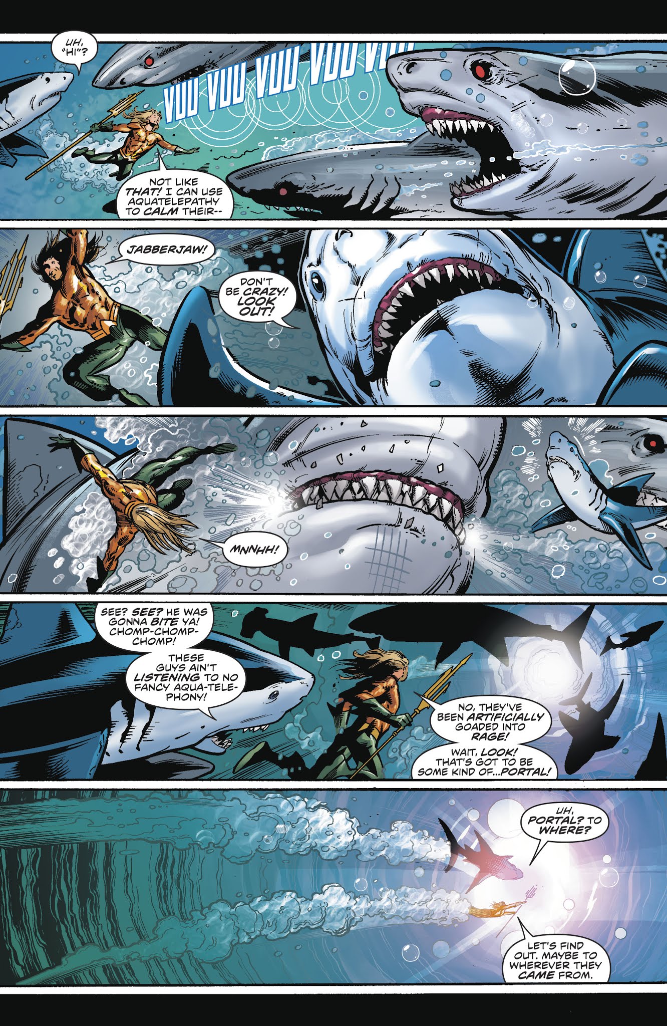 Read online DC Meets Hanna-Barbera comic -  Issue # Issue Aquaman - Jabberjaw - 13