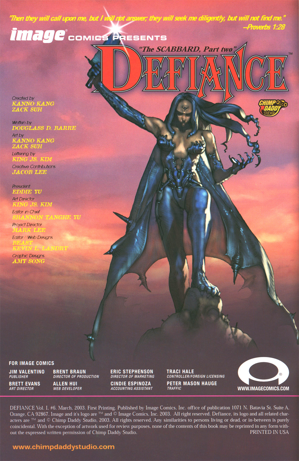 Read online Defiance comic -  Issue #6 - 1