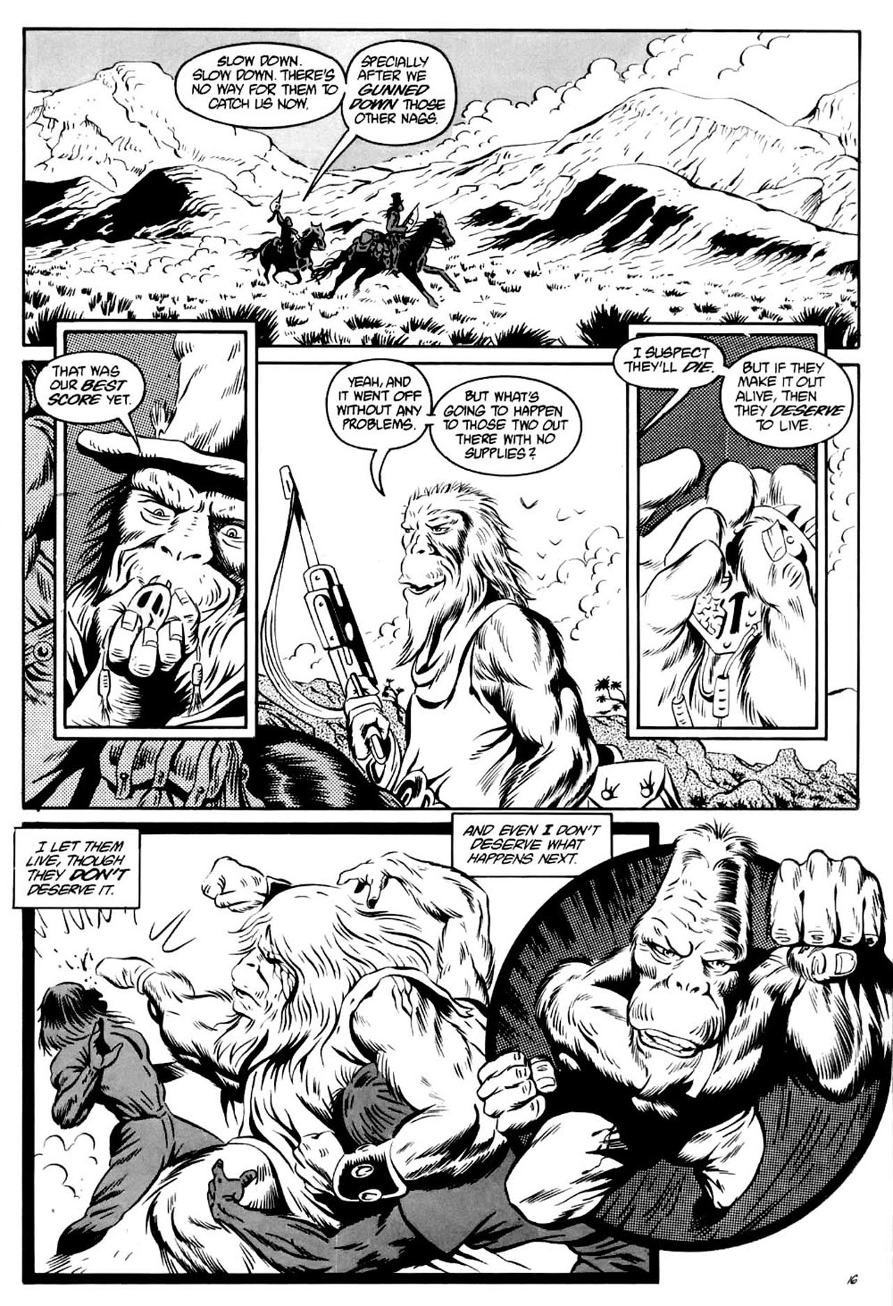 Read online Planet of the Apes (1990) comic -  Issue #7 - 18