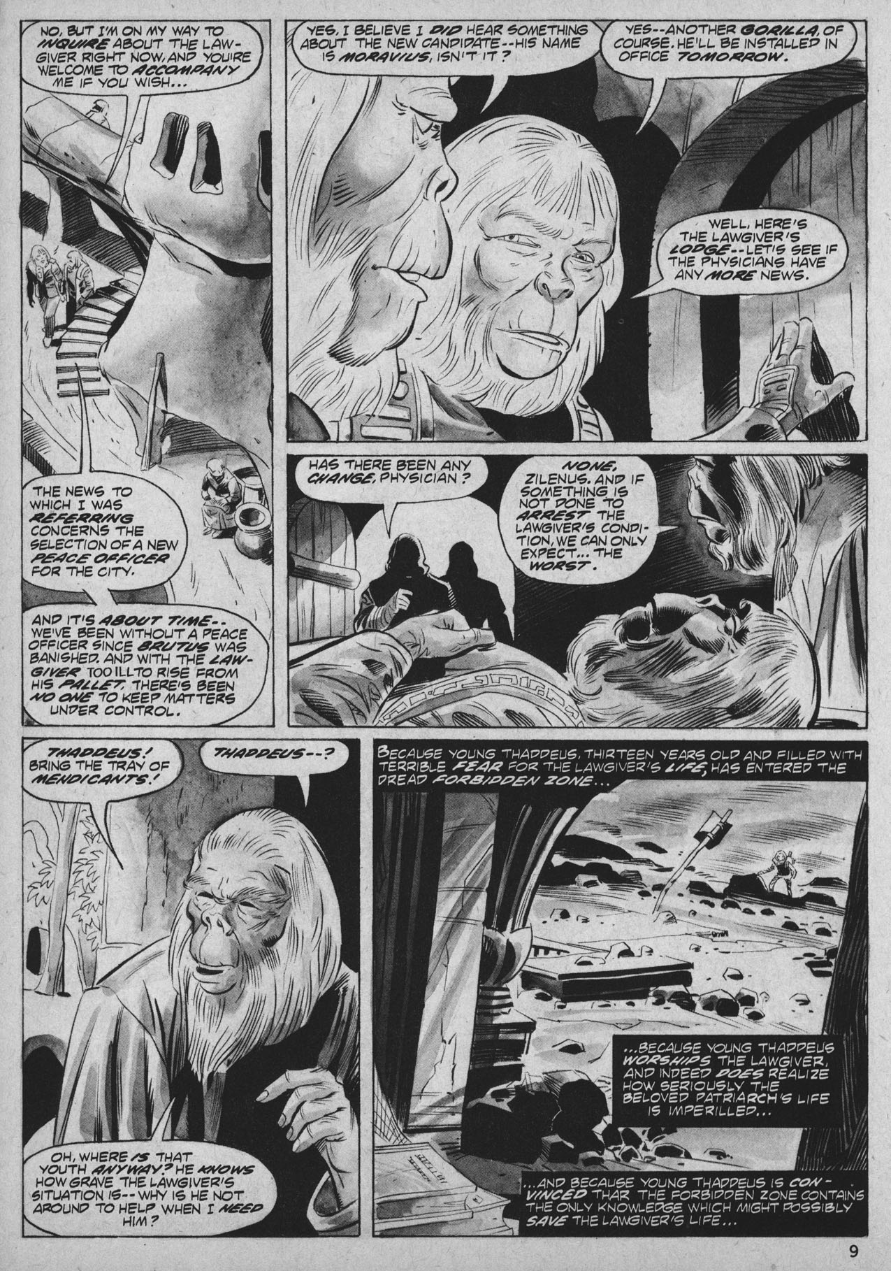 Read online Planet of the Apes comic -  Issue #27 - 9