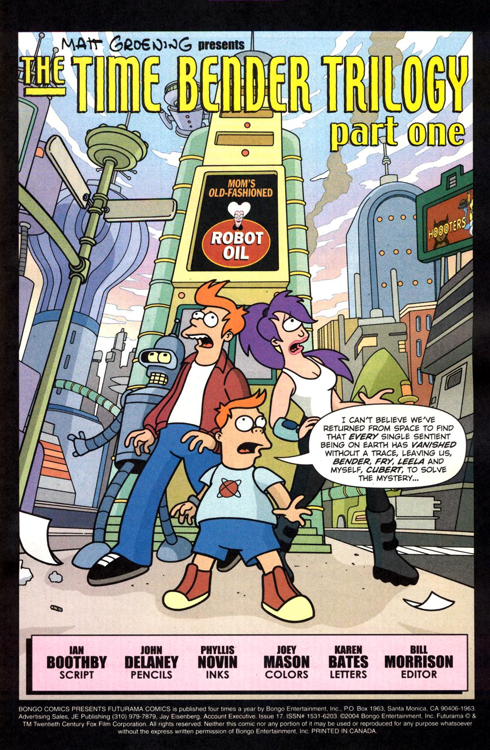 Read online Futurama Comics comic -  Issue #17 - 2