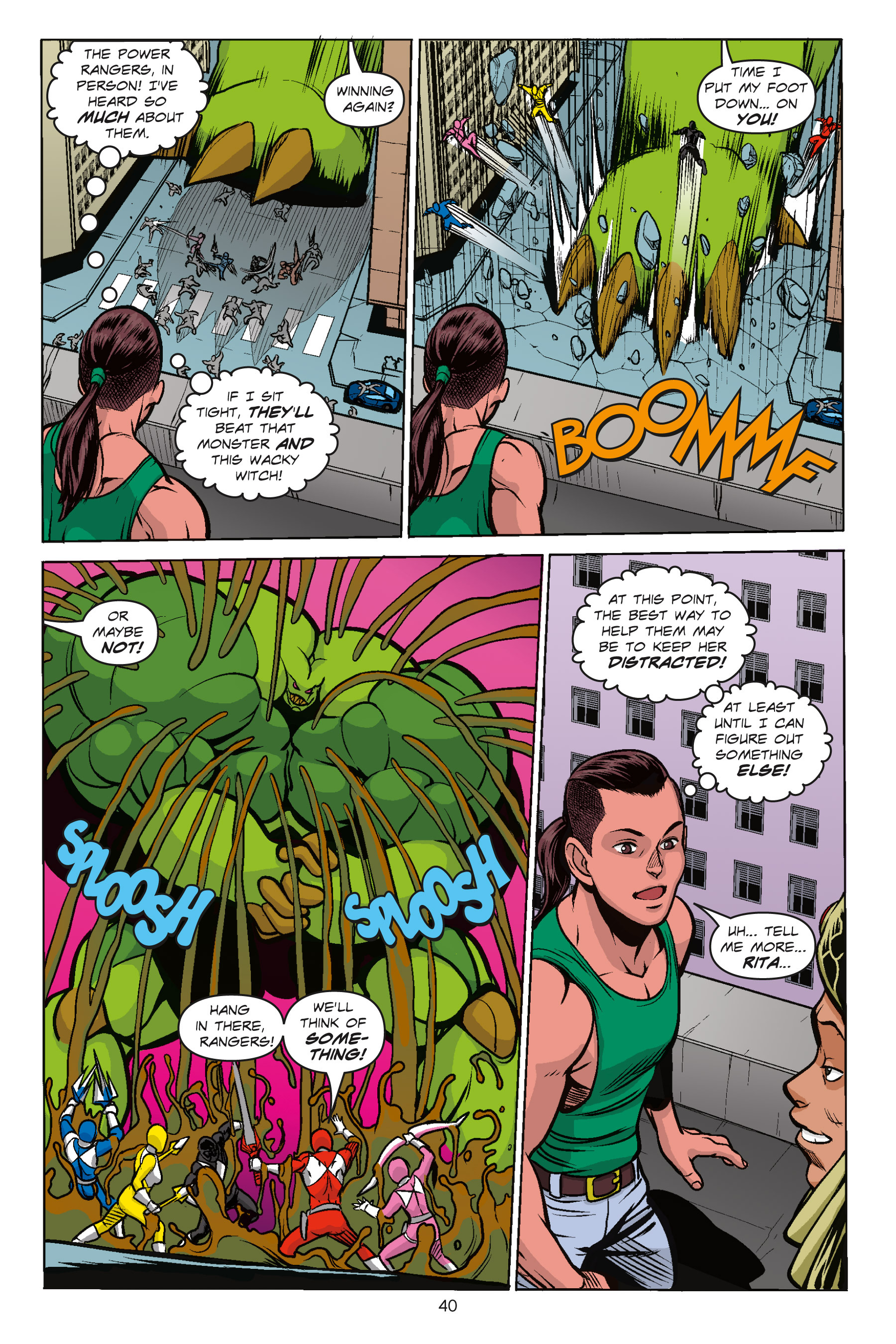 Read online Mighty Morphin Power Rangers: Going Green comic -  Issue # Full - 40