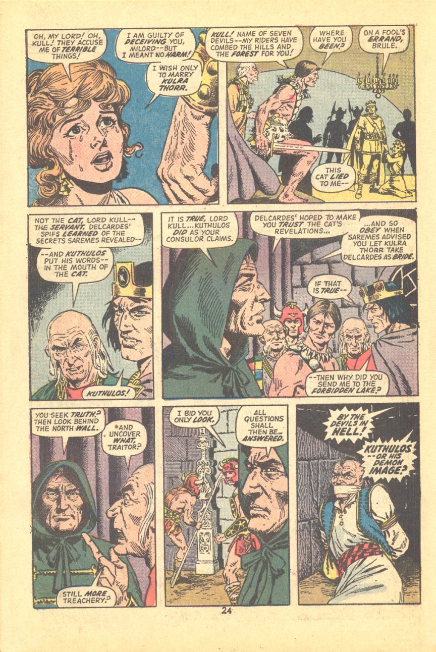 Read online Kull, the Conqueror (1971) comic -  Issue #7 - 18