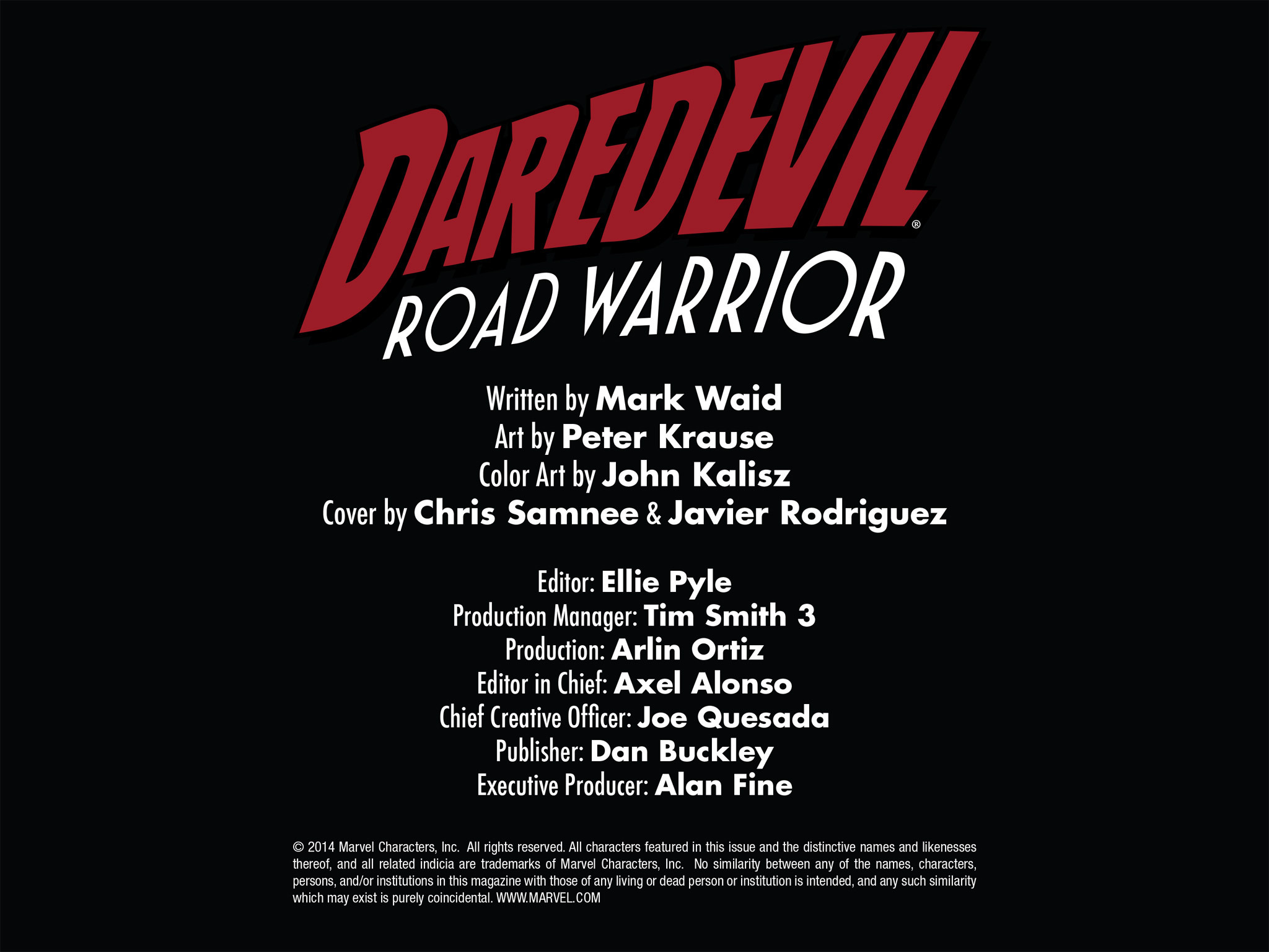 Read online Daredevil: Road Warrior (Infinite Comics) comic -  Issue #1 - 3