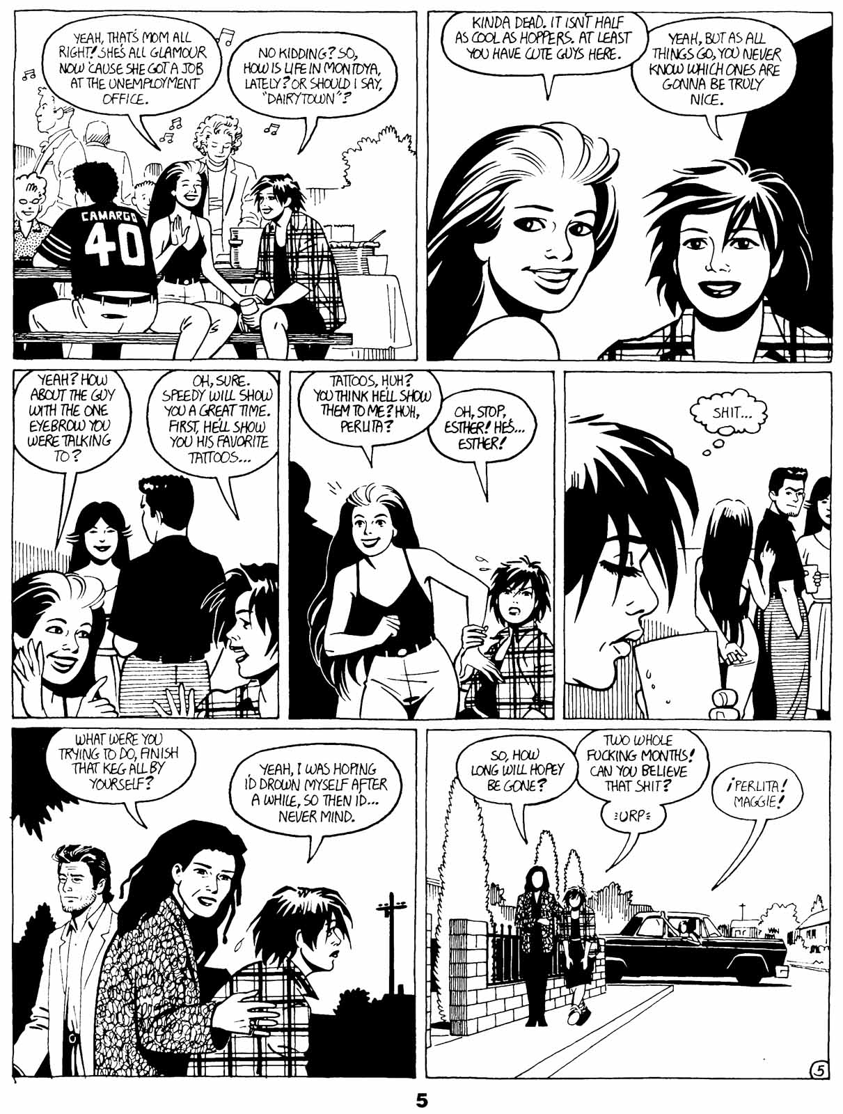 Read online Love and Rockets (1982) comic -  Issue #20 - 8