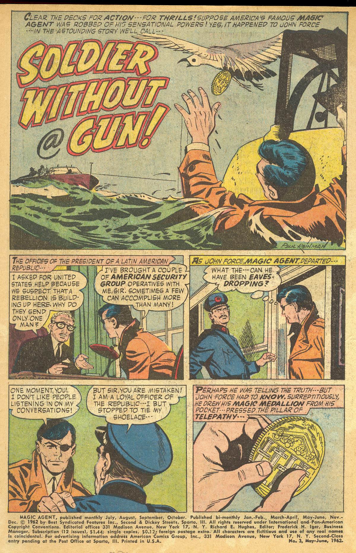 Read online Magic Agent comic -  Issue #3 - 3