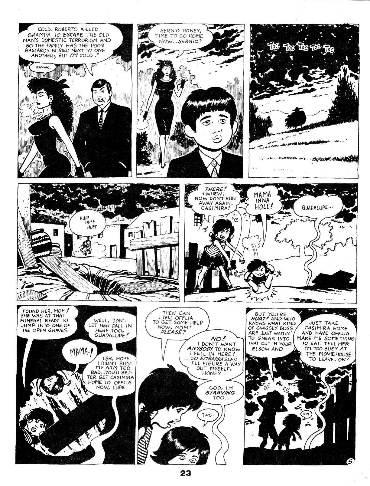 Read online Love and Rockets (1982) comic -  Issue #17 - 25