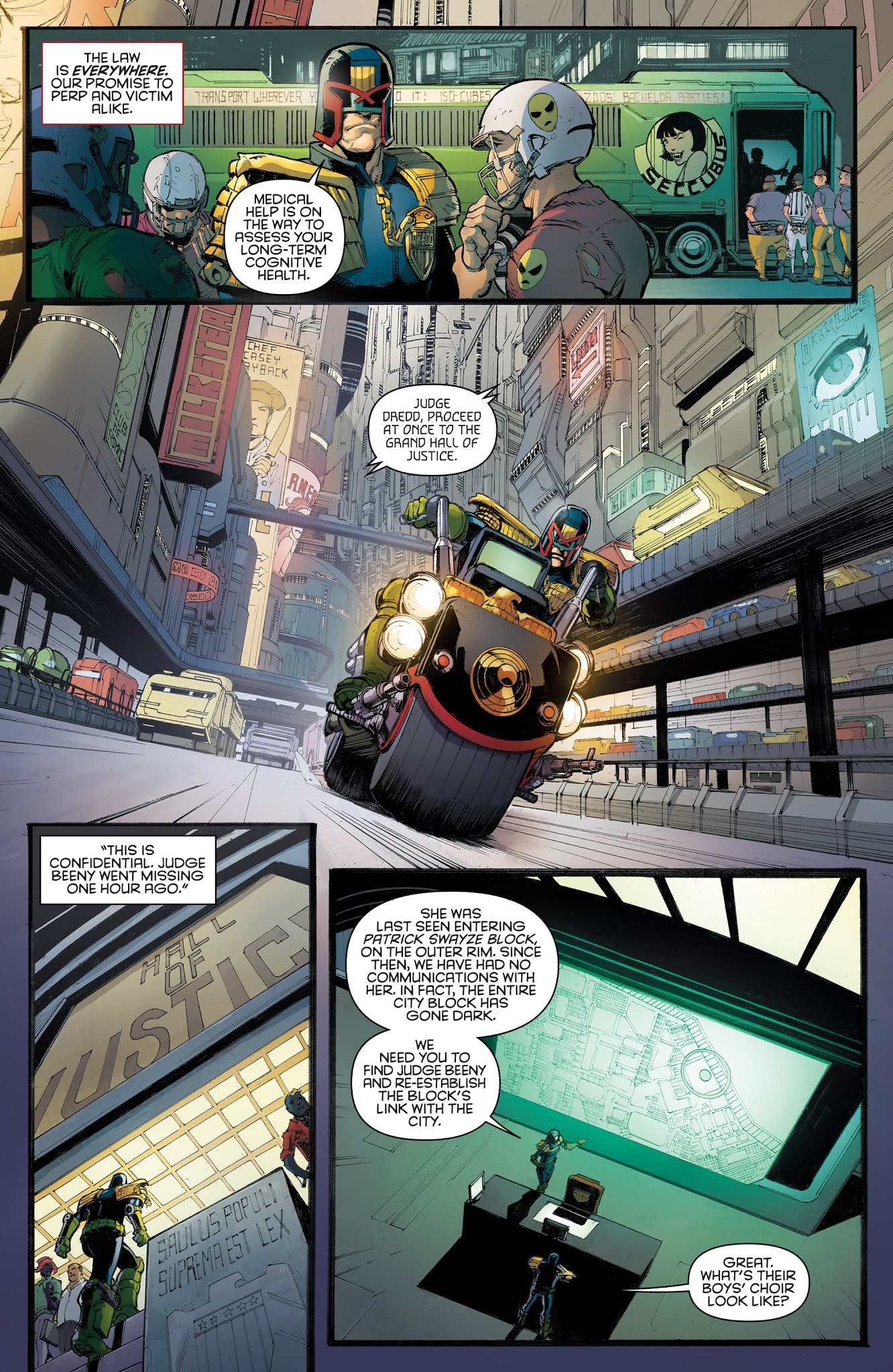 Read online Judge Dredd: Under Siege comic -  Issue #1 - 5