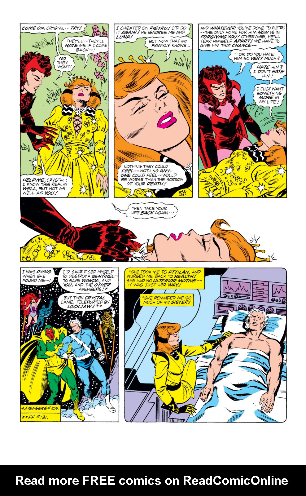 Read online The Vision and the Scarlet Witch (1985) comic -  Issue #10 - 20