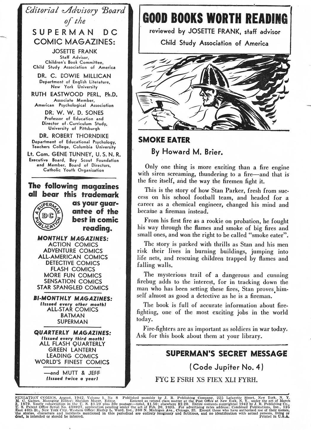 Read online Sensation (Mystery) Comics comic -  Issue #8 - 2