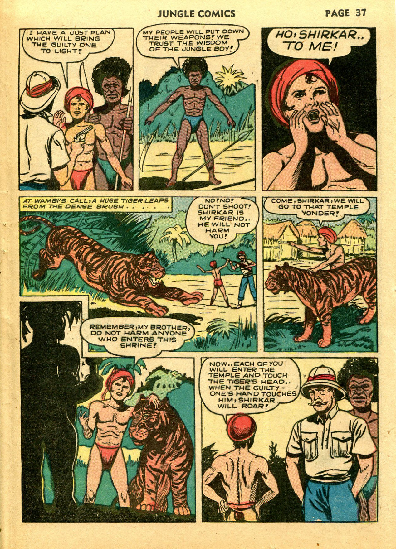 Read online Jungle Comics comic -  Issue #39 - 39